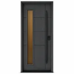F65-V2 fiberglass entry door Amazon white background