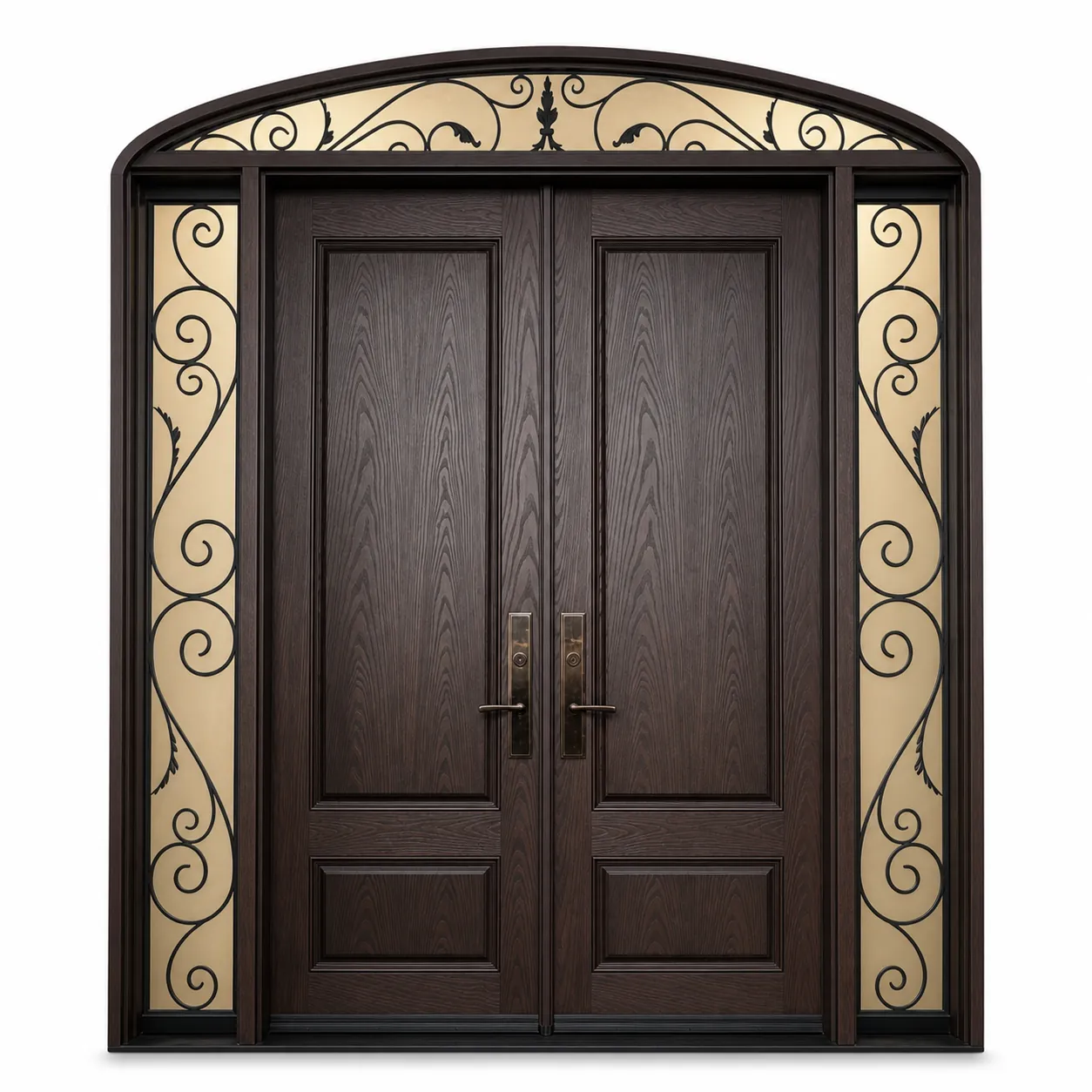 F66-V1 Amazon white background F66-V1 fiberglass entry door Amazon white background