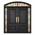 F66-V2 fiberglass entry door Amazon white background
