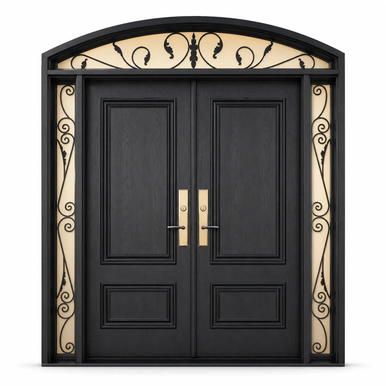 F66-V2 Amazon white background F66-V2 fiberglass entry door Amazon white background