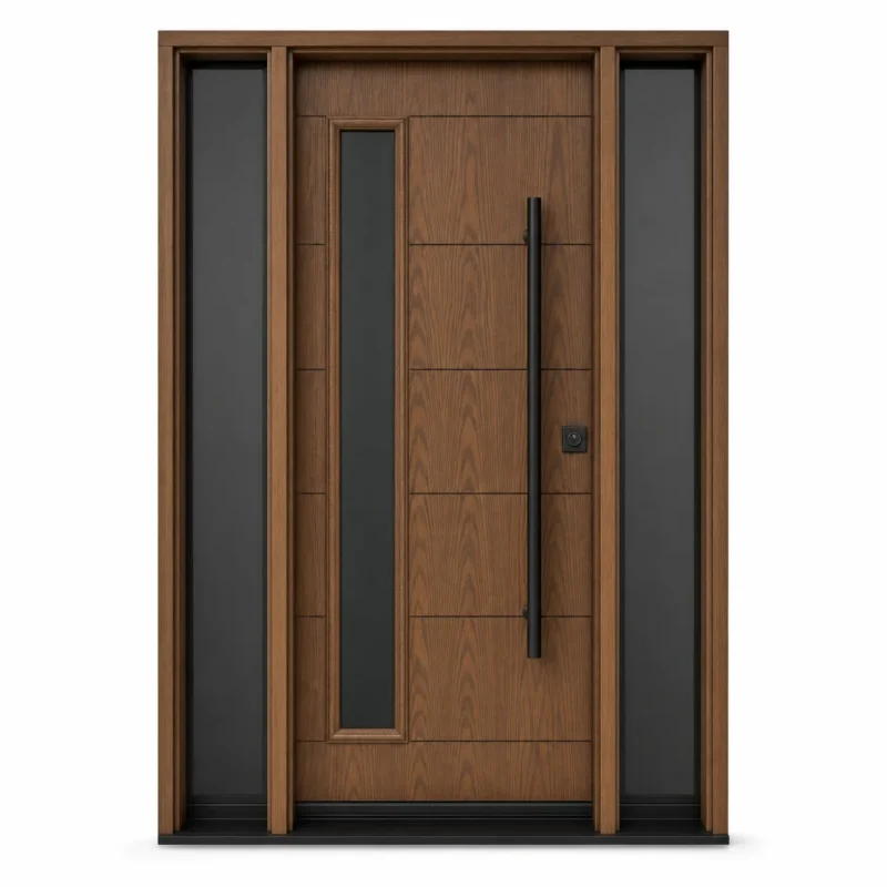 F7-MFD065 fiberglass entry door Amazon white background
