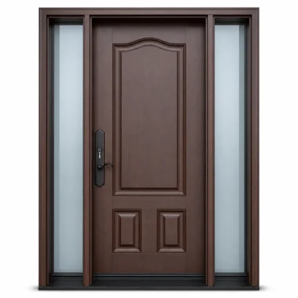 F73-V1 fiberglass entry door Amazon white background