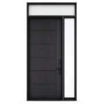 F8-MFD064 fiberglass entry door Amazon white background