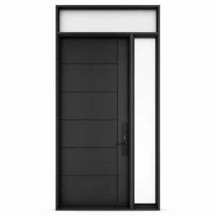 F8-MFD064 fiberglass entry door Amazon white background