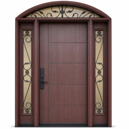 F81 fiberglass entry door Amazon white background