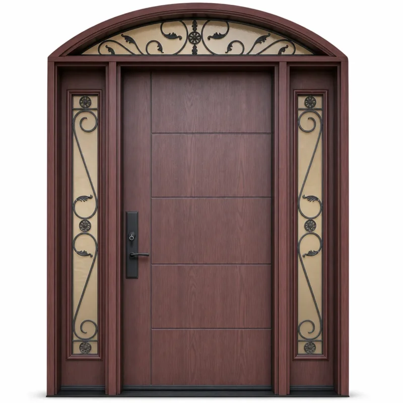 F81 fiberglass entry door Amazon white background