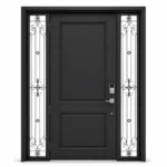 F83 fiberglass entry door Amazon white background