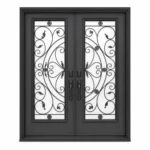 F86 fiberglass entry door Amazon white background