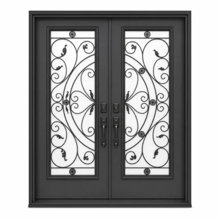 F86 fiberglass entry door Amazon white background