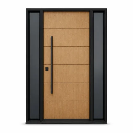 F88-V1 fiberglass entry door Amazon white background
