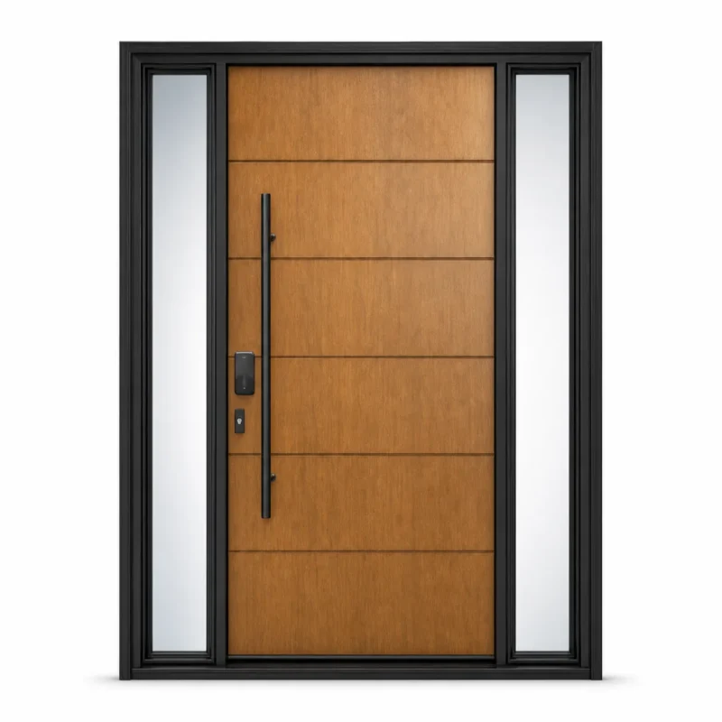 F88-V2 fiberglass entry door Amazon white background