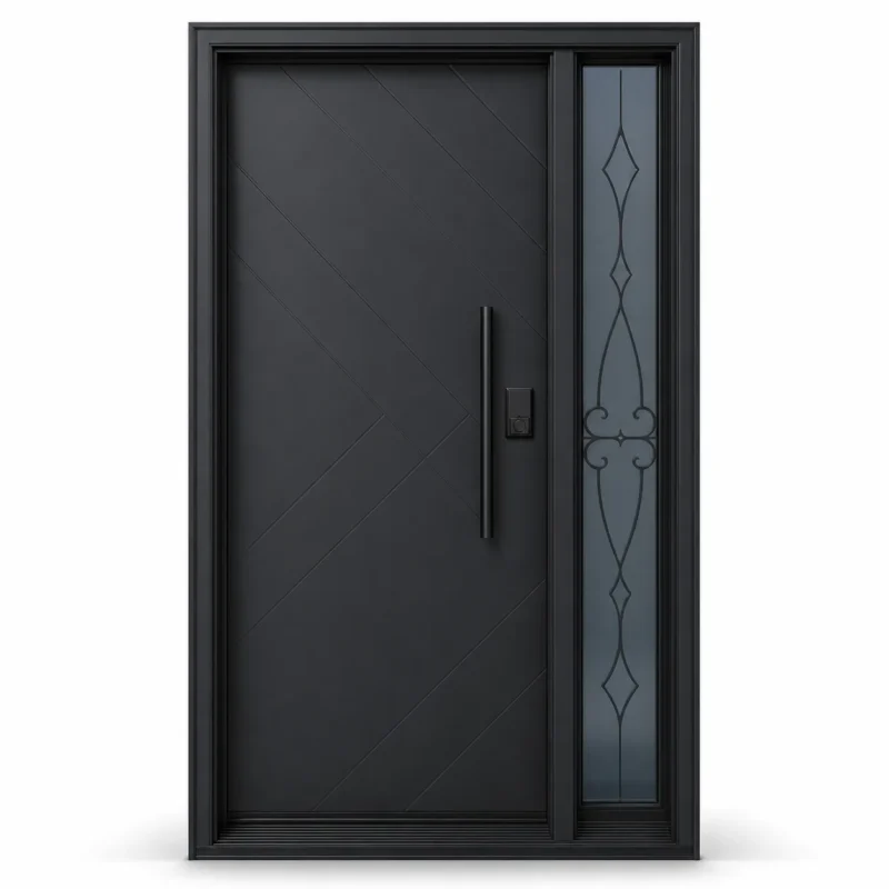 F93 fiberglass entry door Amazon white background