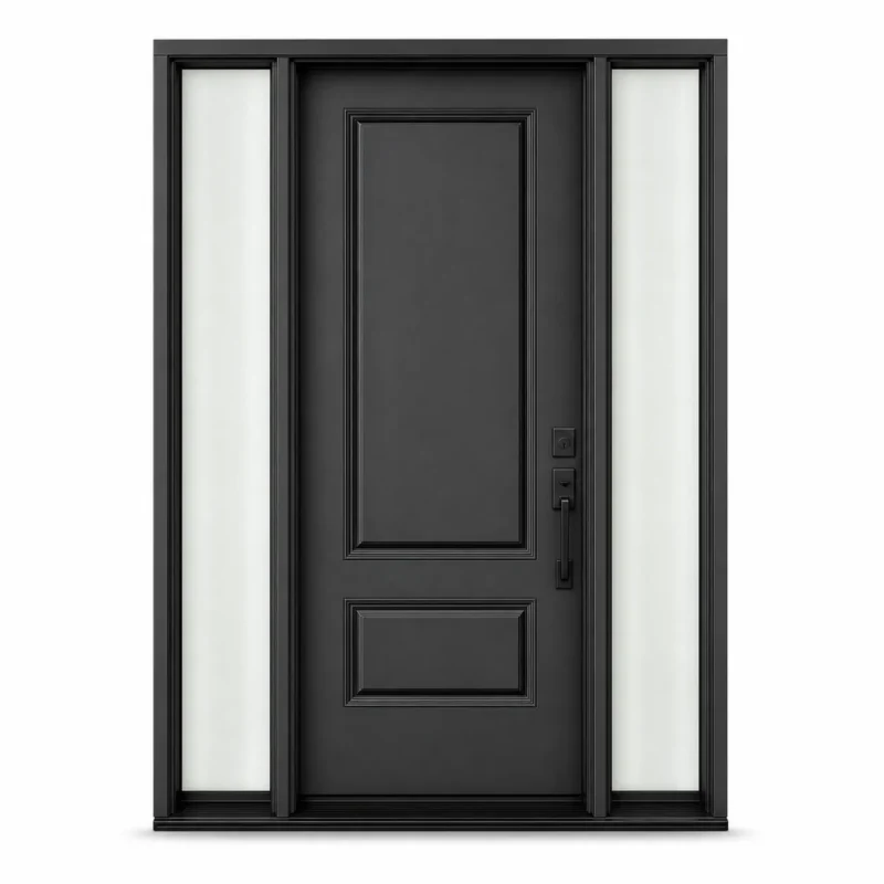 F97-V1 fiberglass entry door Amazon white background