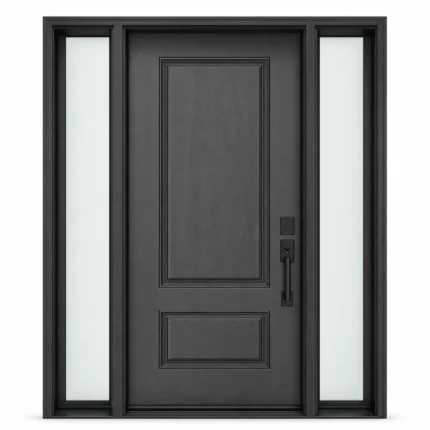 F97-V2 fiberglass entry door Amazon white background