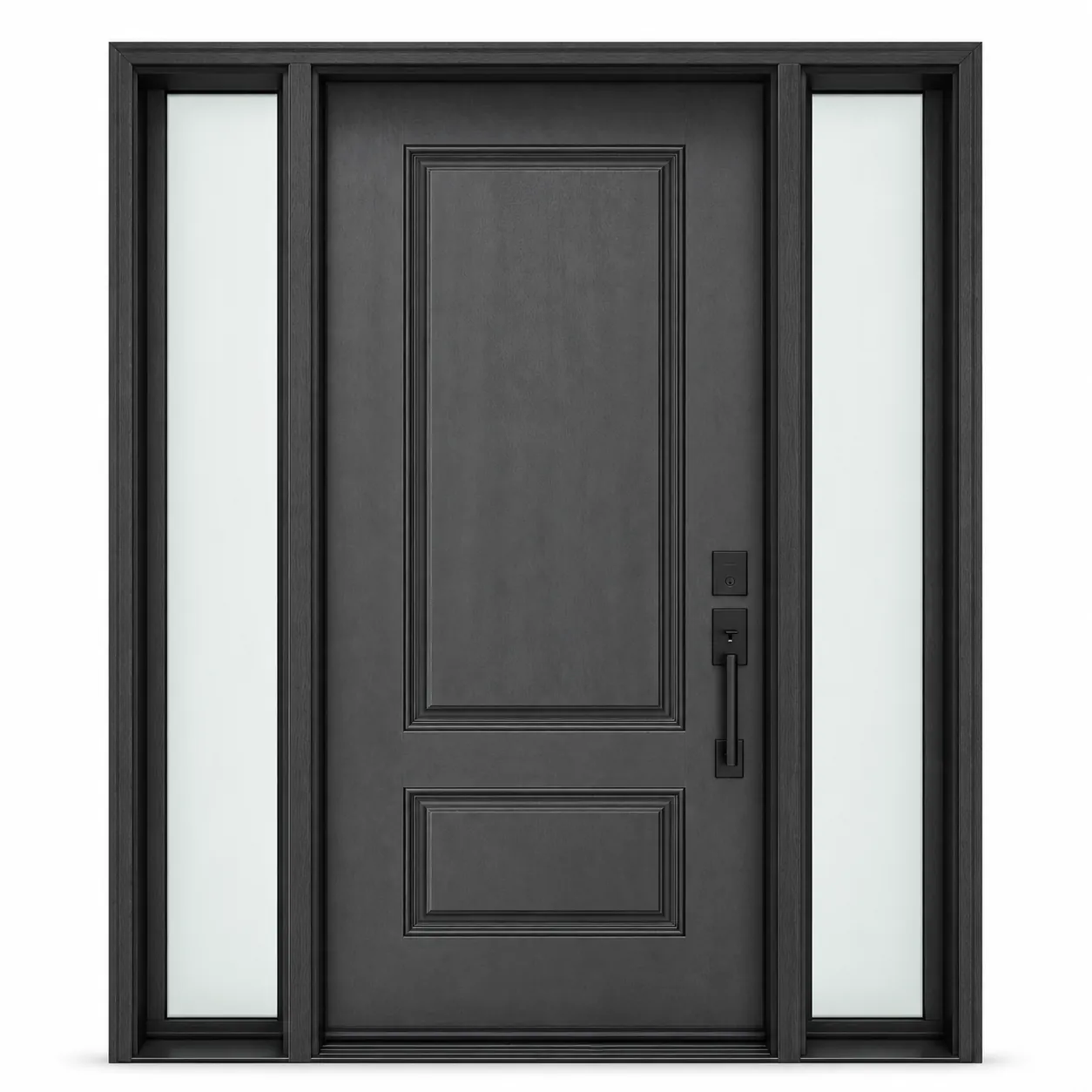F97-V2 Amazon white background F97-V2 fiberglass entry door Amazon white background