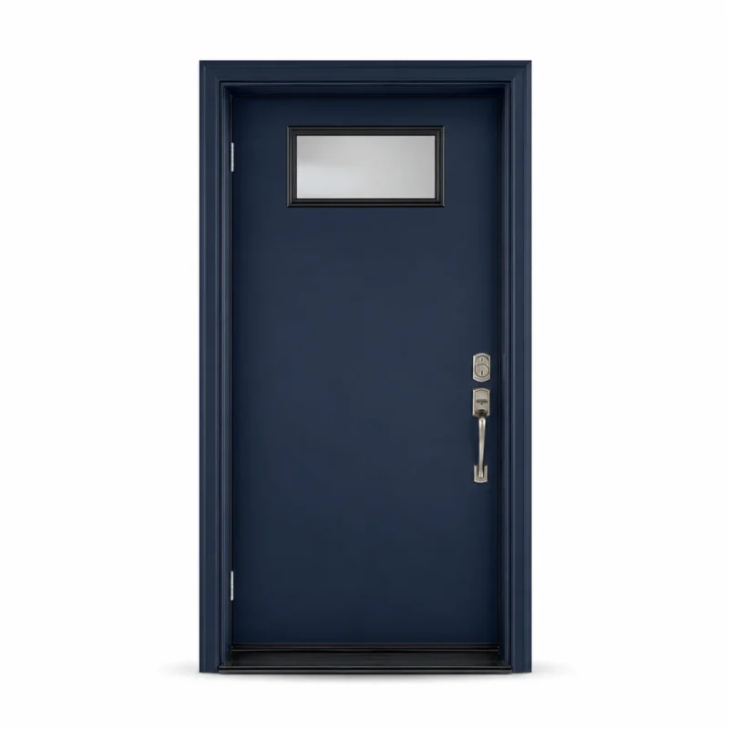 SD001 steel entry door Amazon white background