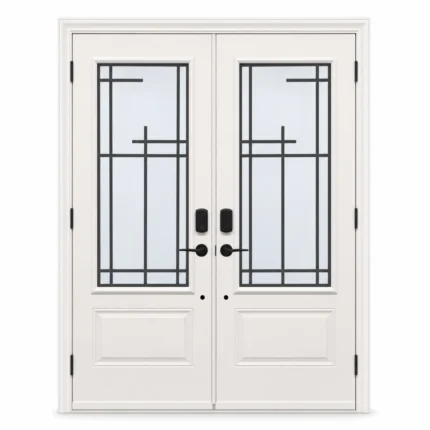 SD002 steel entry door Amazon white background