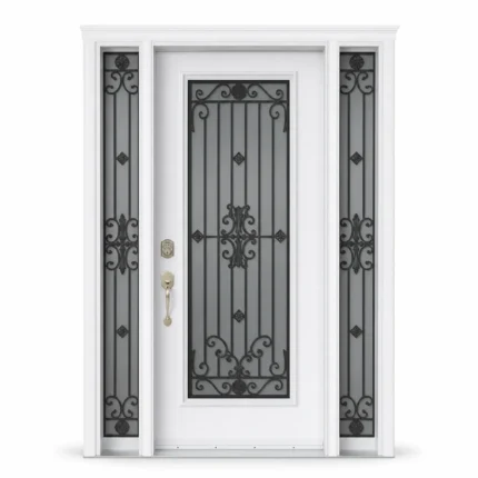 SD004 steel entry door Amazon white background
