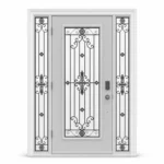 SD005 steel entry door Amazon white background