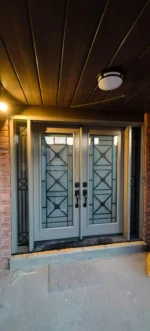 SD006 steel entry door original product view