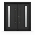 SD008 steel entry door Amazon white background