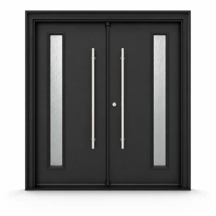 SD008 steel entry door Amazon white background
