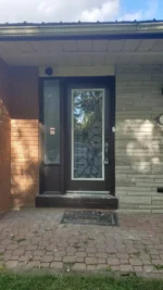 SD009 steel entry door original product view