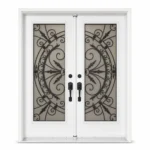 SD010 steel entry door Amazon white background