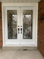 SD010 steel entry door original product view