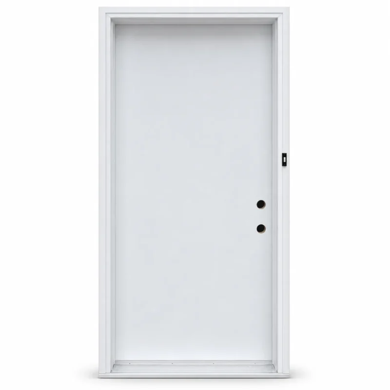 SD016 steel entry door Amazon white background