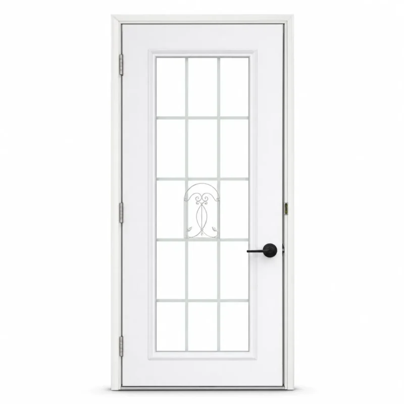 SD017 steel entry door Amazon white background