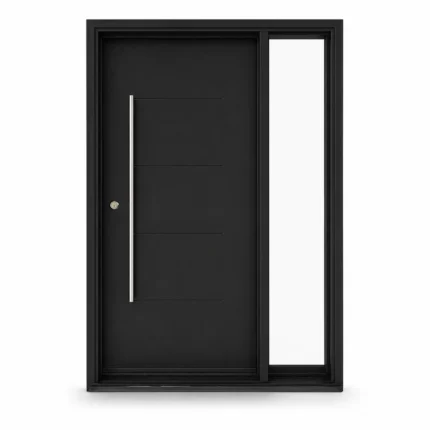 SD018 steel entry door Amazon white background
