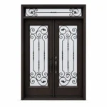 SD019 steel entry door Amazon white background