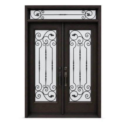 SD019 steel entry door Amazon white background