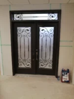 SD019 steel entry door original product view