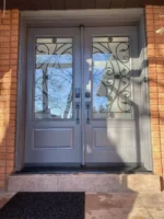 SD024 steel entry door original product view