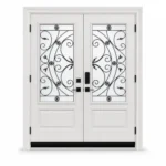 SD025 steel entry door Amazon white background