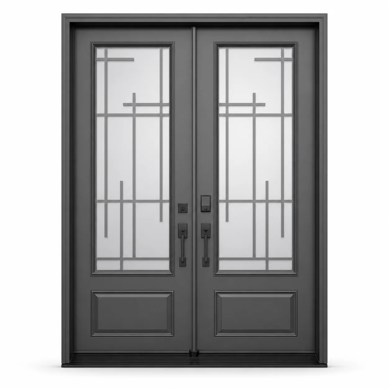 SD026 Amazon white background SD026 steel entry door Amazon white background