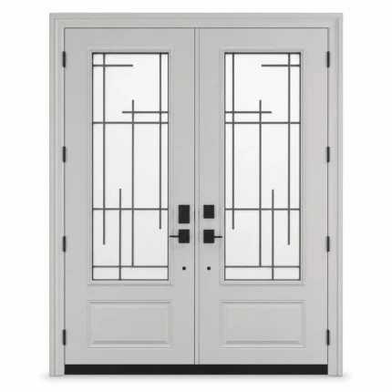 SD027 steel entry door Amazon white background