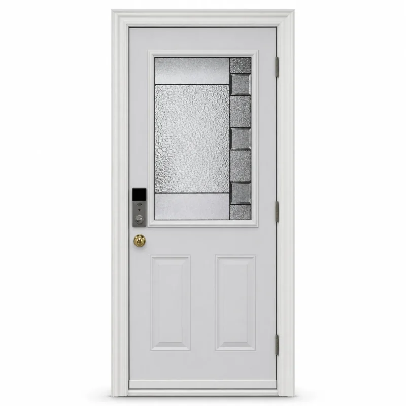 SD028 steel entry door Amazon white background