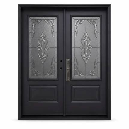 SD032 steel entry door Amazon white background