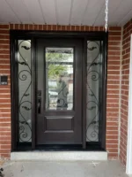 SD033 steel entry door original product view