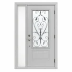 SD037 steel entry door Amazon white background