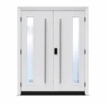 SD040 steel entry door Amazon white background