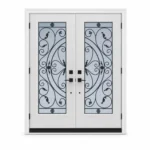SD045 steel entry door Amazon white background