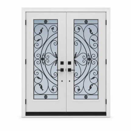 SD045 steel entry door Amazon white background