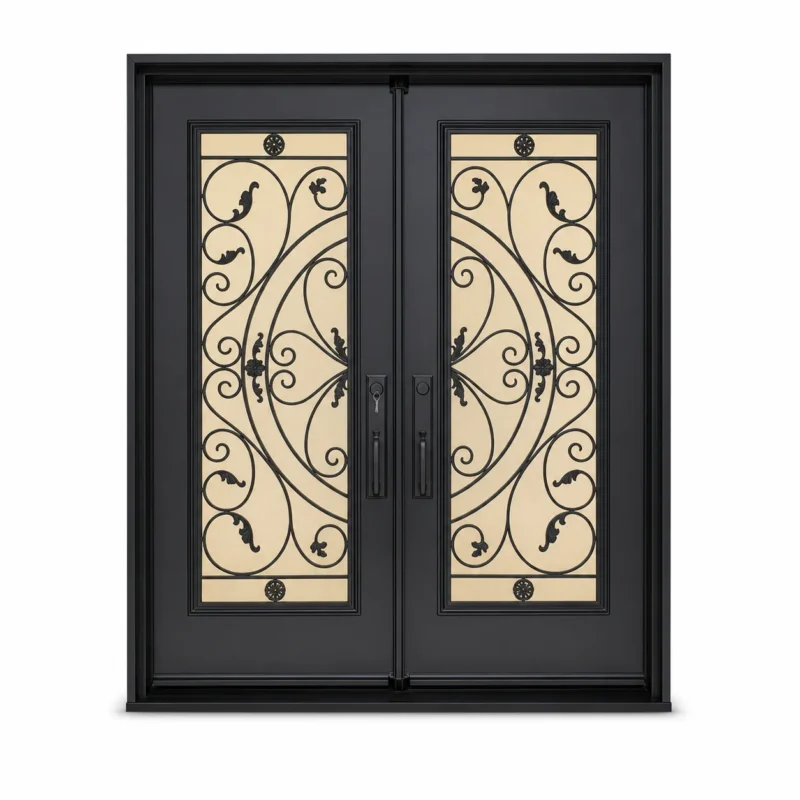 SD046 steel entry door Amazon white background