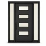 SD047 steel entry door Amazon white background
