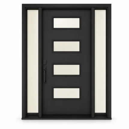 SD047 steel entry door Amazon white background