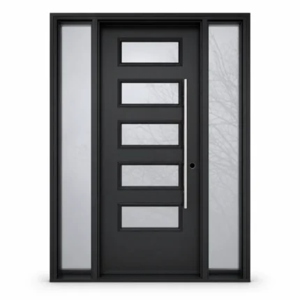 SD049 steel entry door Amazon white background
